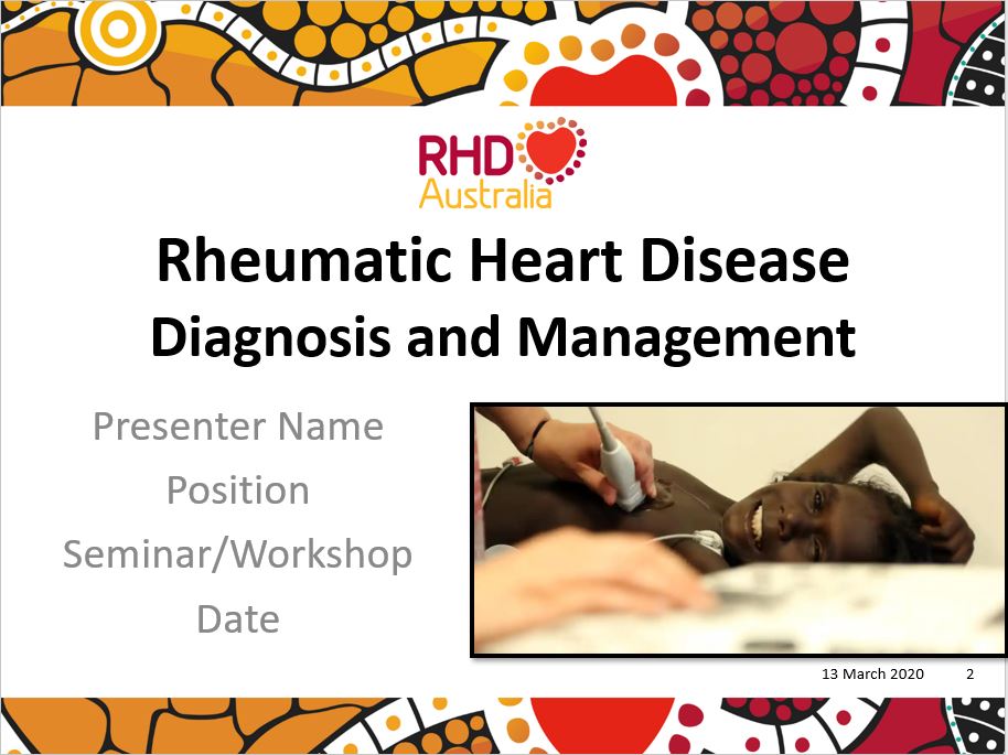 Educator Tools Rhd Diagnosis And Management Rheumatic Heart Disease Australia