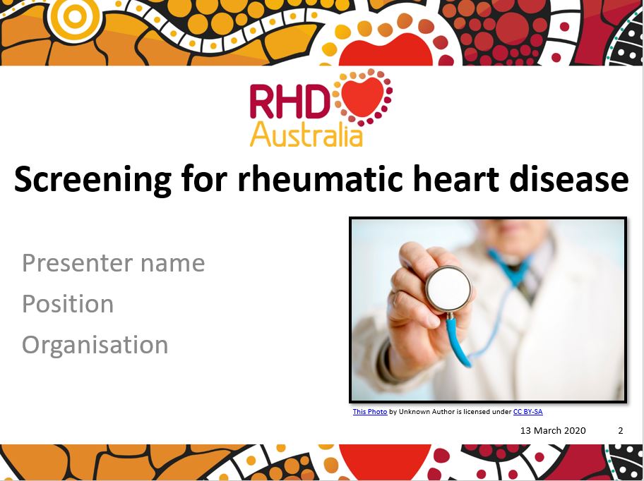 Educator tools – Screening for RHD | Rheumatic Heart Disease Australia