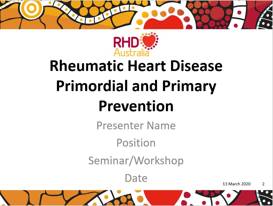 Educator Tools Primordial And Primary Prevention Of Arf And Rhd Rheumatic Heart Disease
