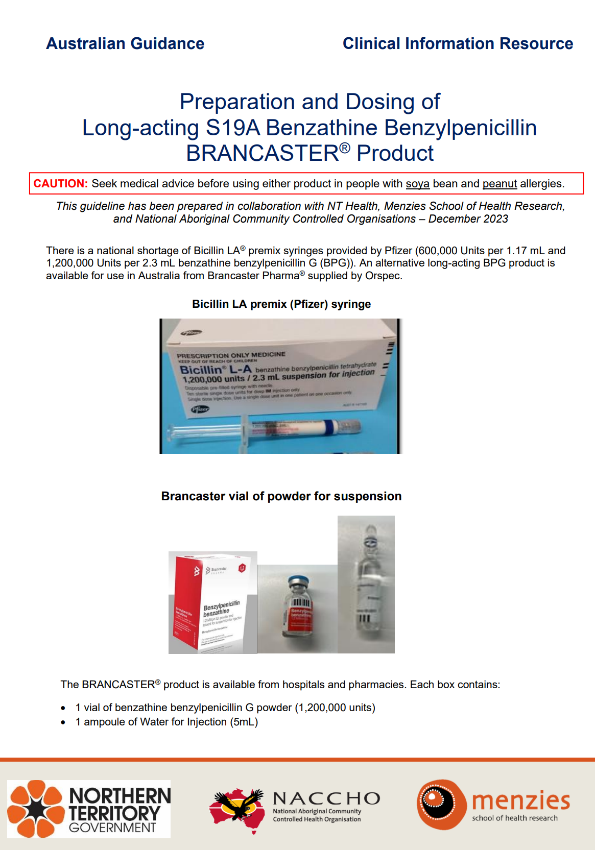 S19A BRANCASTER product – Australian guide for use